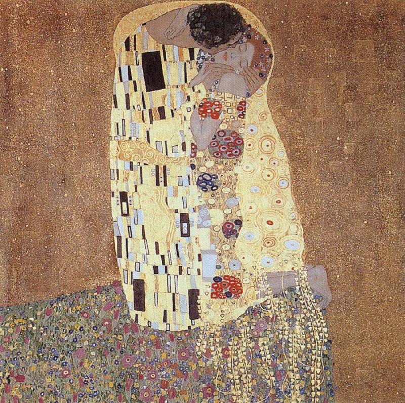 Gustav Klimt The Kiss Sweden oil painting art